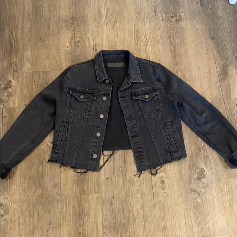GRLFRND Black Jean Jacket